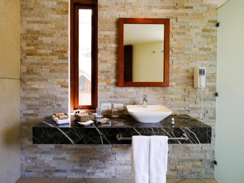 Badezimmer Hotel Colca Lodge