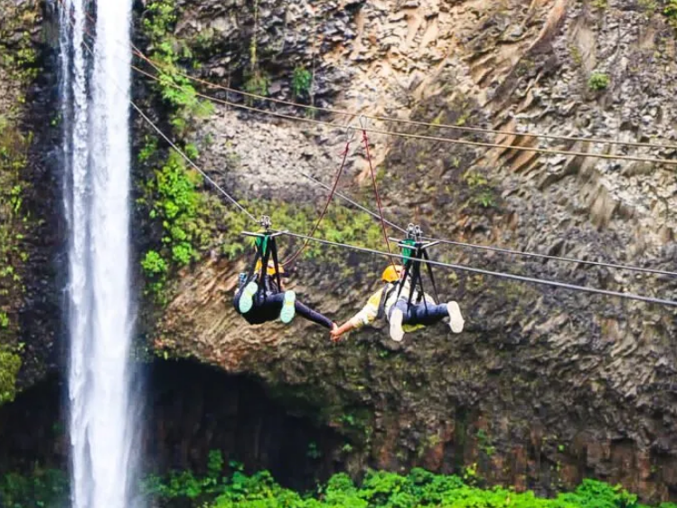 Seilbahn-Park in Baños