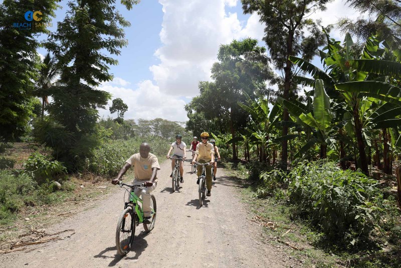 Biking at Mto Wa Mbu Village
