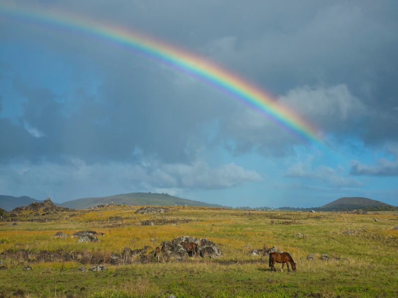 Osterinsel - Regenbogen
