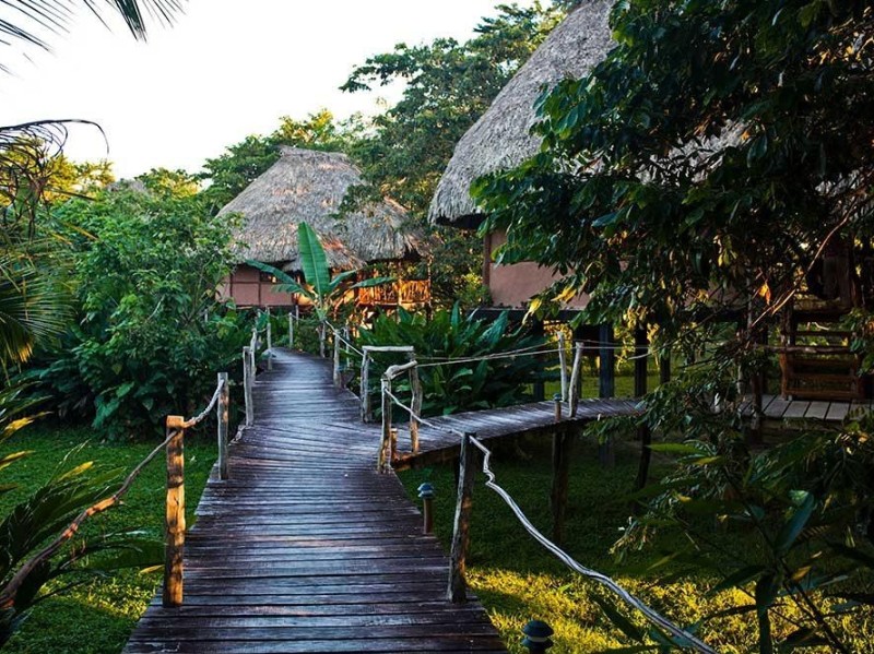Cotton Tree Lodge - Abendstimmung