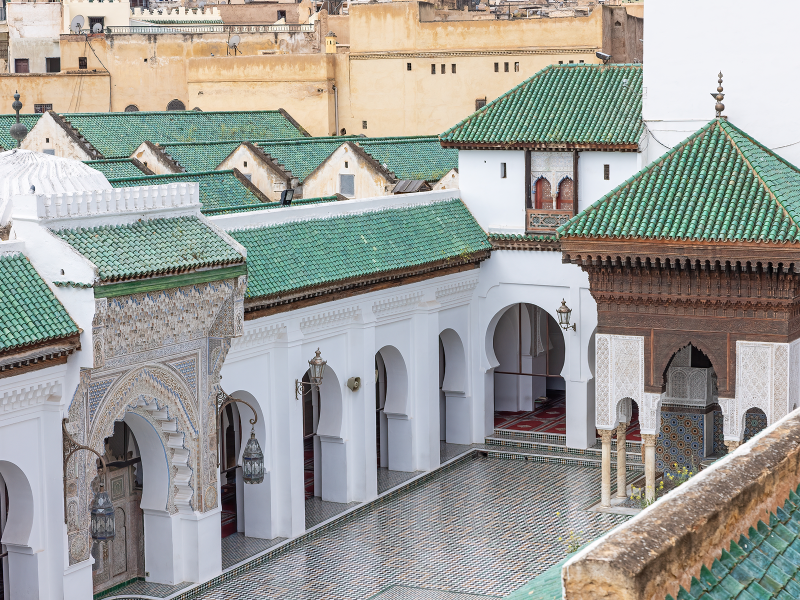 courtyard of University al-Qarawiyyin