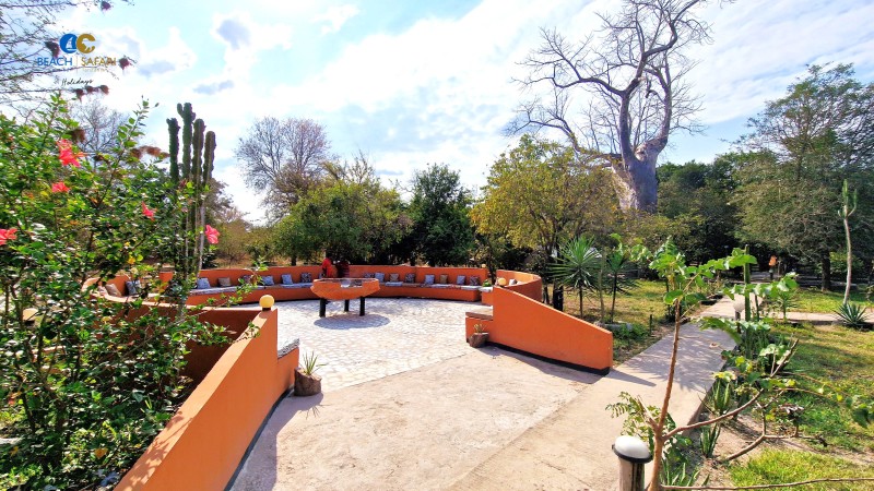 Feuerstelle in Selous