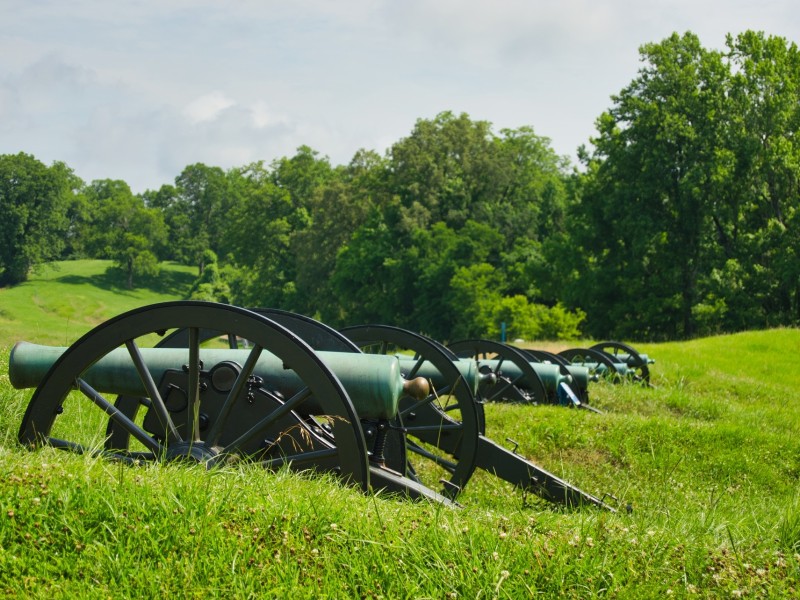 Artillery in Vicksburg