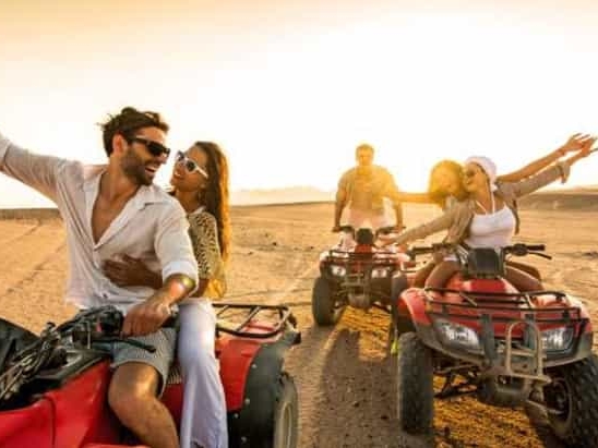 Quad biking