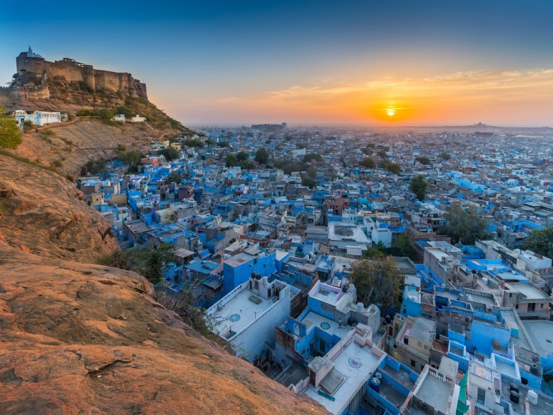 Mehrangarh Fort-Jodhpur-Rajasthan-Indien