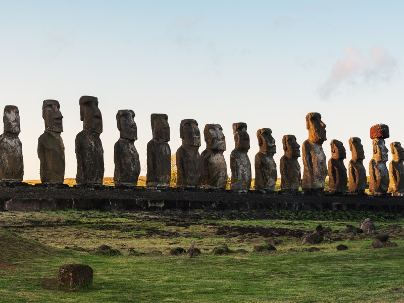 Osterinsel - Moai Ruinen