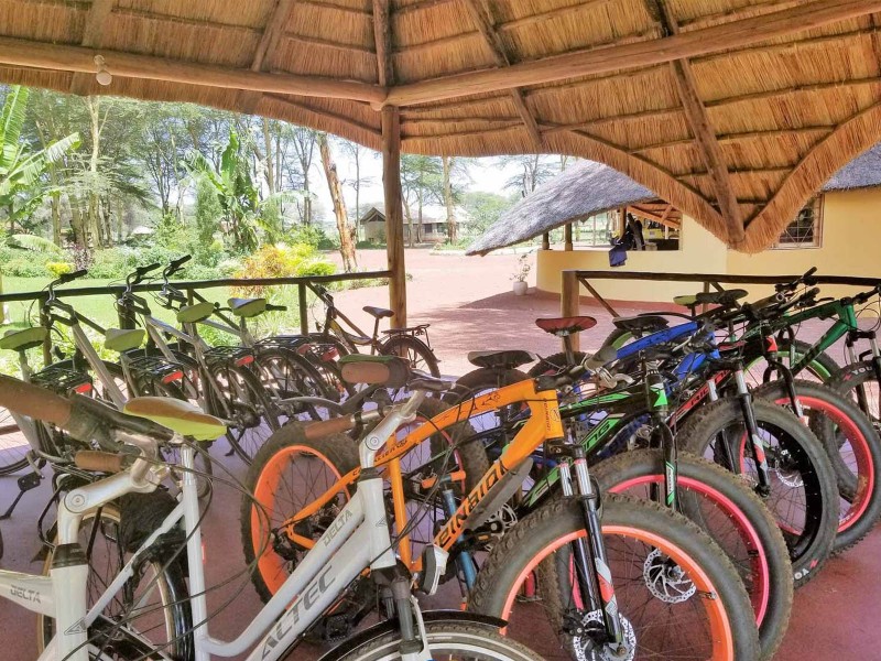 Biking at Mto Wa Mbu Village