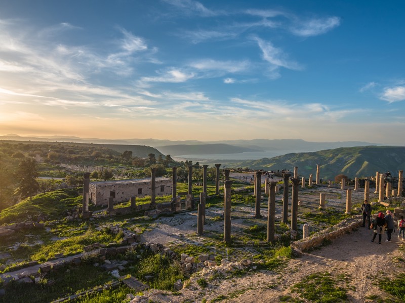 Um Qais Ruins of Early Christian Church