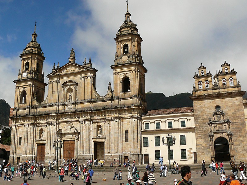 Bogotá - Bolivar Platz mit Kathedrale