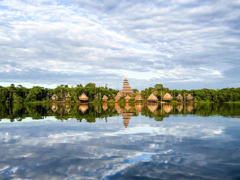 Napo Wildlife Center - Ansicht vom See