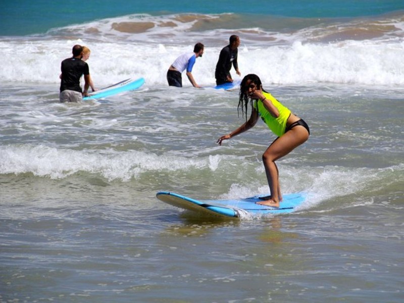 Surfing in Puerto Rico