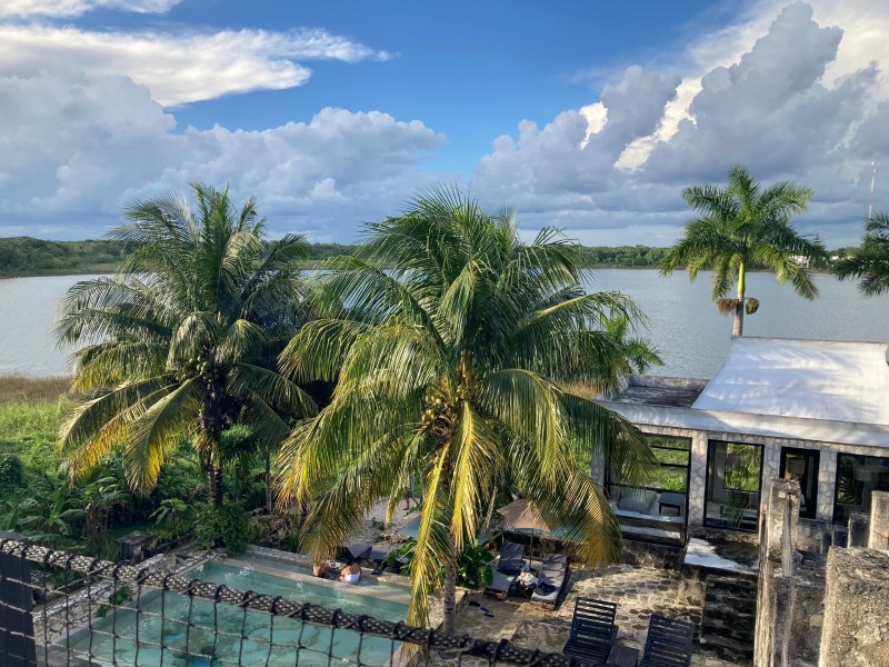 Coqui Coqui - Sicht auf Lagune