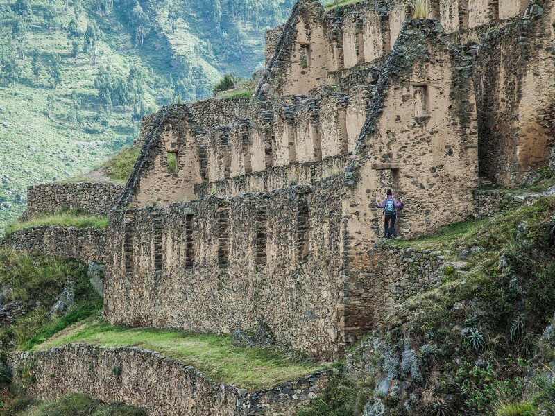 Lares Abenteuer - Ollantaytambo Ruinen