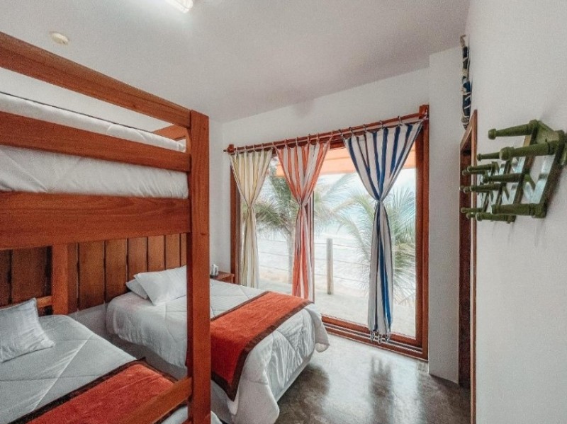 Zweibettzimmer mit Meerblick