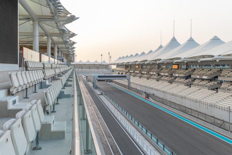 Abu Dhabi formula 1 Tribüne