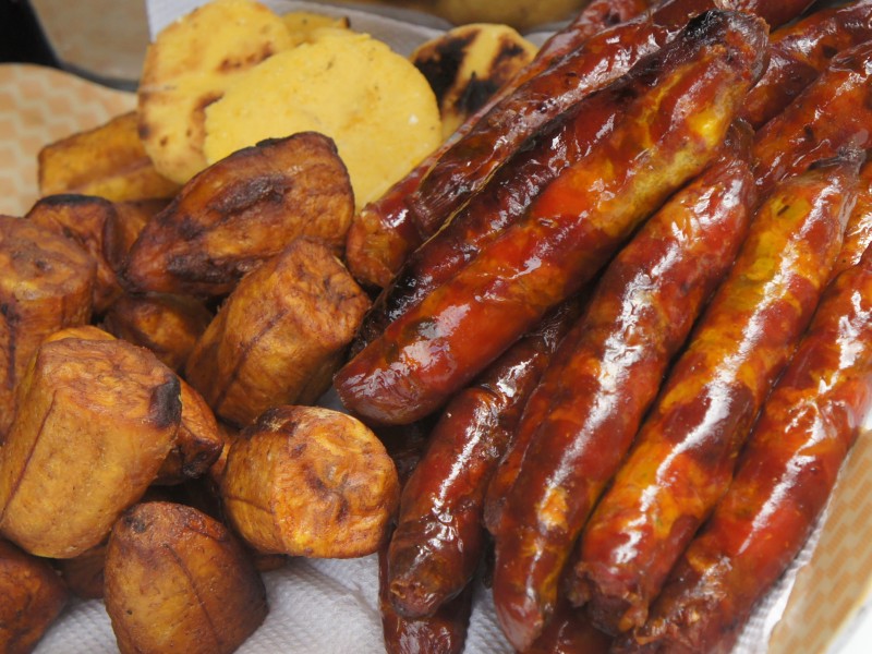 Chorizo mit Maduro Frito