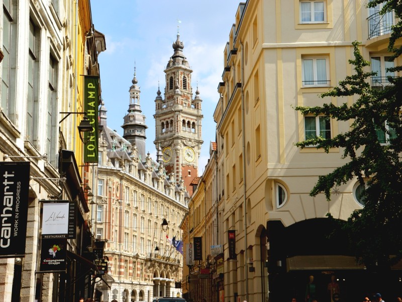 Picturesque streets of Lille