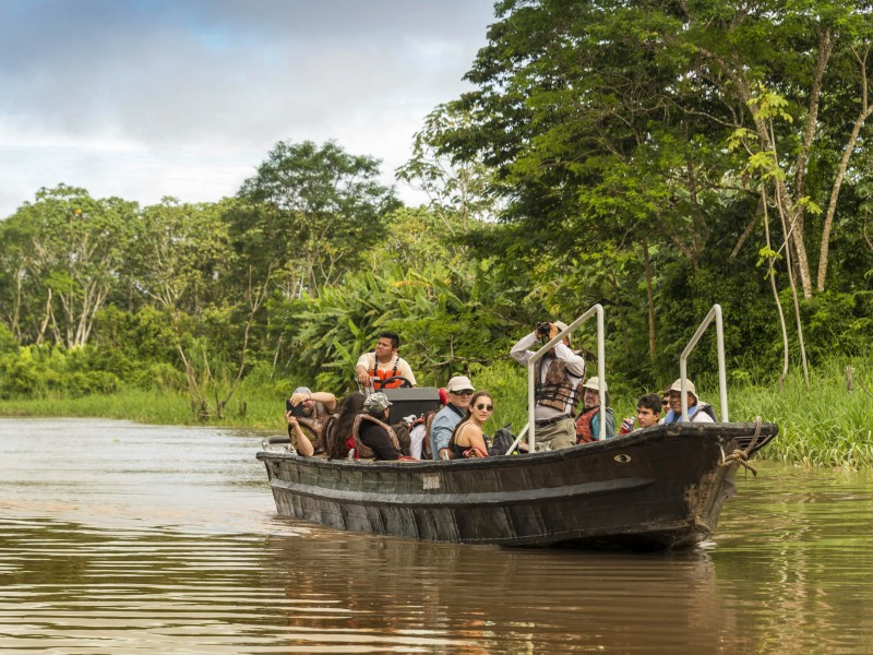 Ausflug im Peruanischen Regenwald