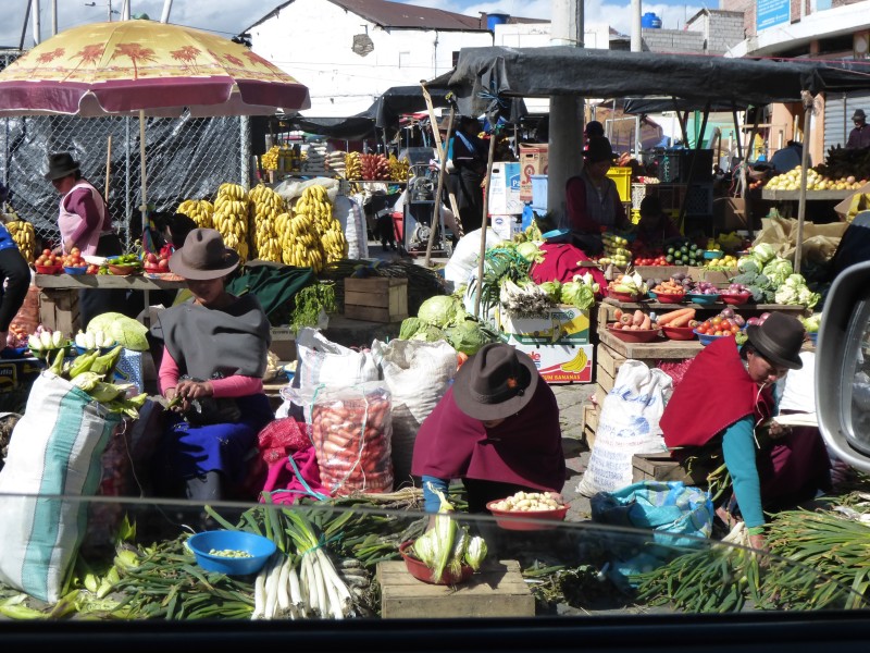 Ecuador - Indiomarkt von Pujili
