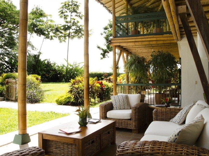 Hacienda Bambusa - Terrasse