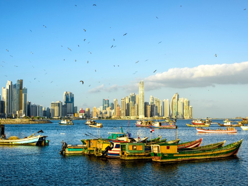 Panama City Skyline Boote