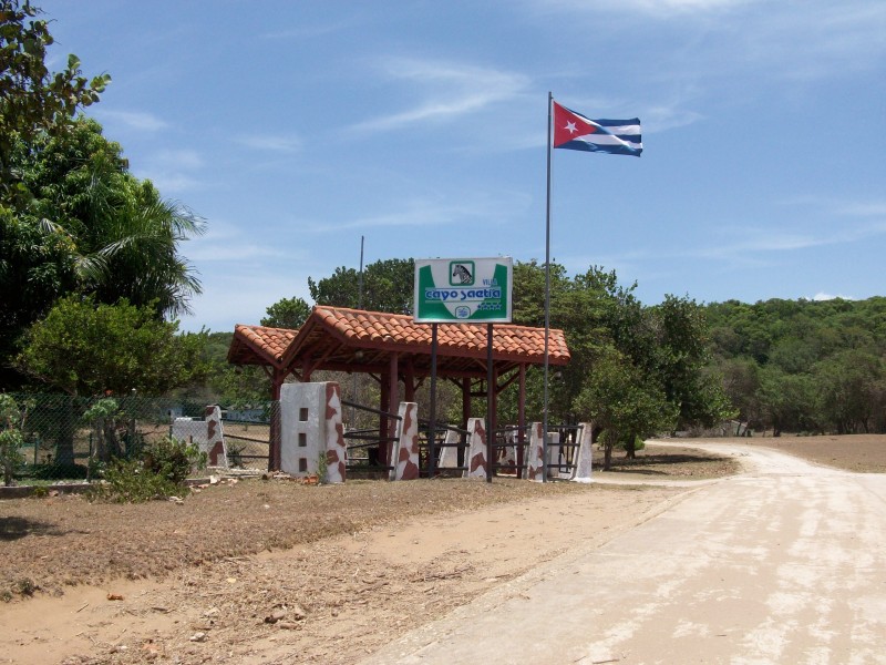 Villa Cayo Saetia - Einfahrt