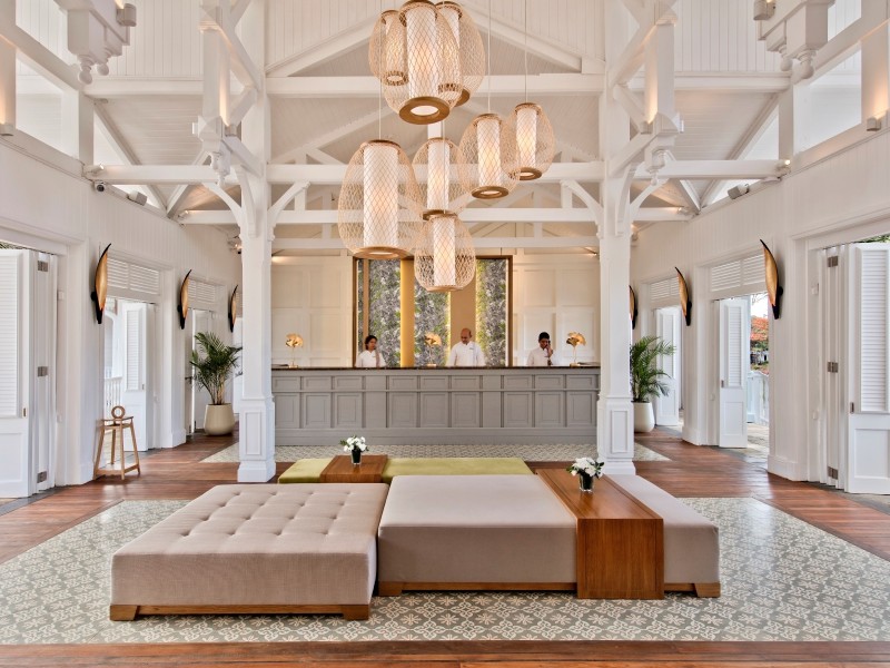 Reception at Poolview Le Telfair