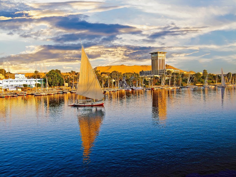 the Nile River in Luxor