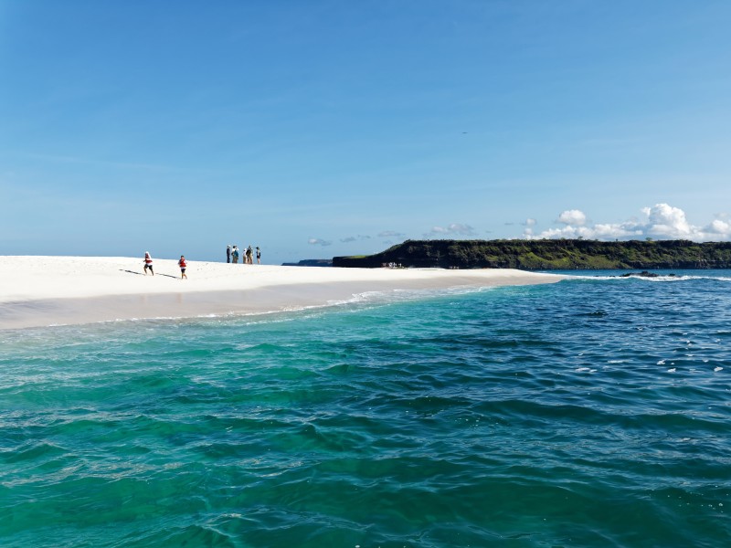 Der Strand auf Insel Mosquera 