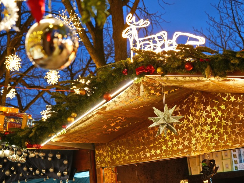 Christmas market decoration