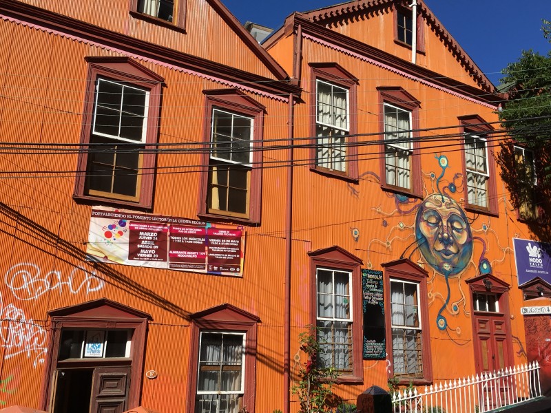 Valparaíso, buntes Haus