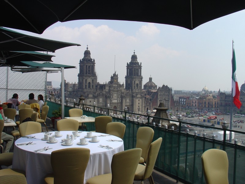 Gran Hotel - Restaurant Dachterrasse
