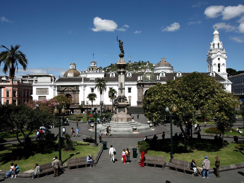 Die Altstadt von Quito
