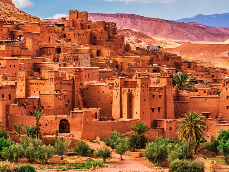 Ait Benhaddou - alte Stadt-Marokko