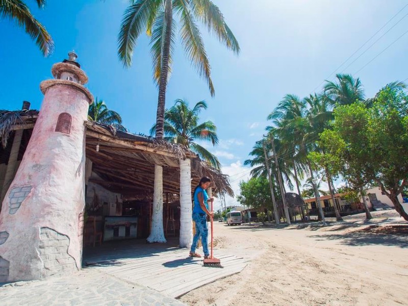 Puerto Villamil Sandstraßen