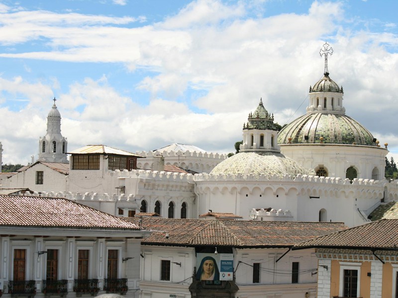 View over the roofs of Quito