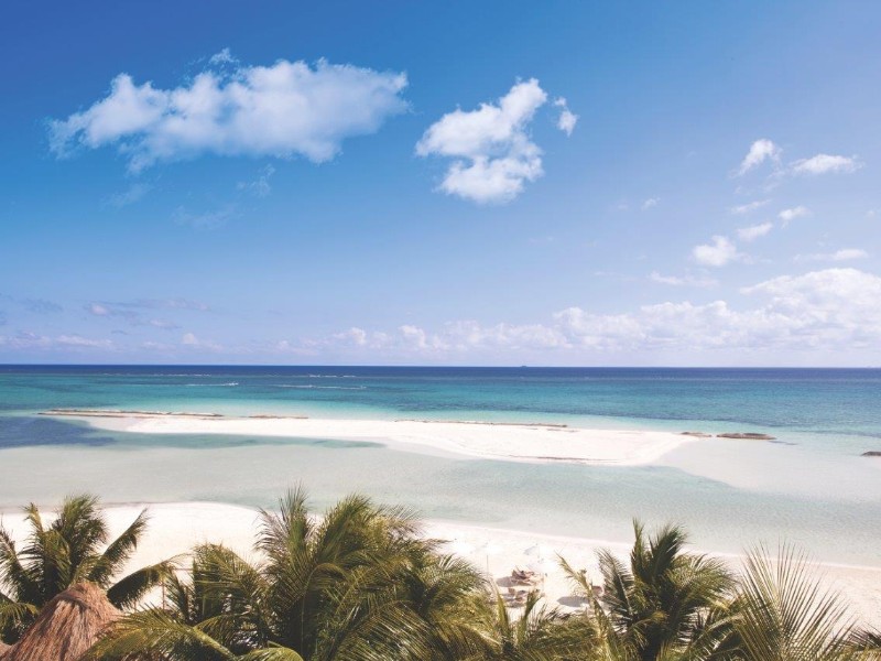 El Dorado Maroma - Aussicht auf Strand