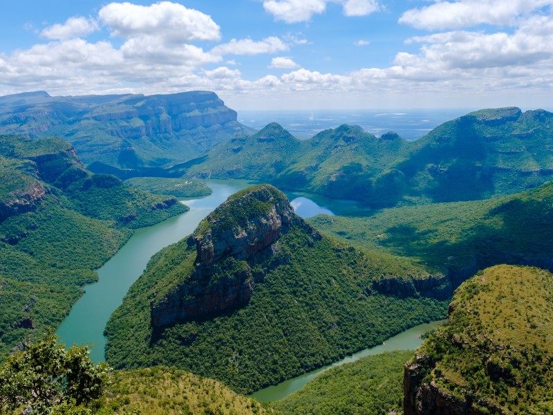 Drei Rondavels-Südafrika