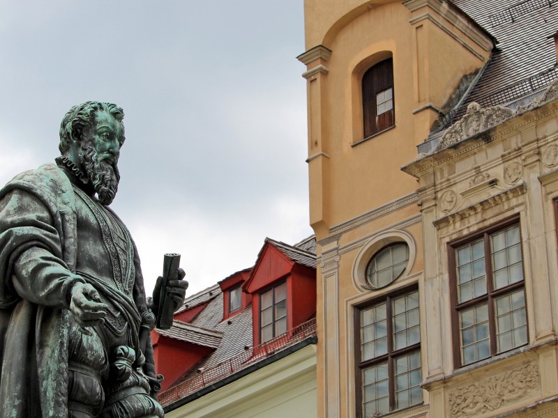 Statue in Augsburg, Germany