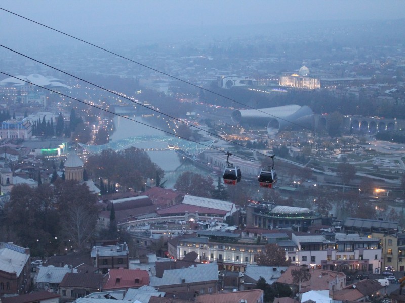 Tbilisi by cable car