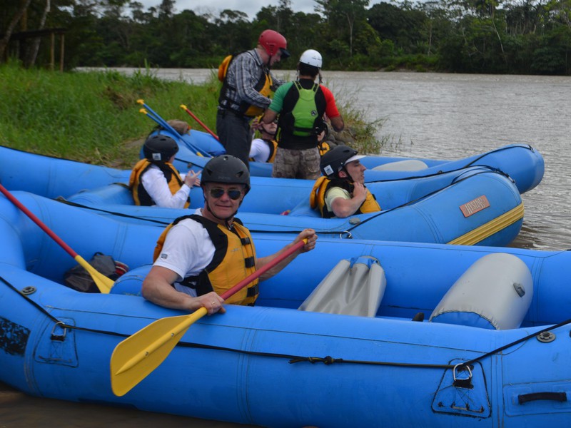 Bereit den Amazonas zu erkunden