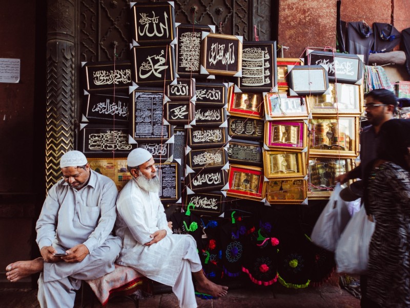 The streets of Delhi