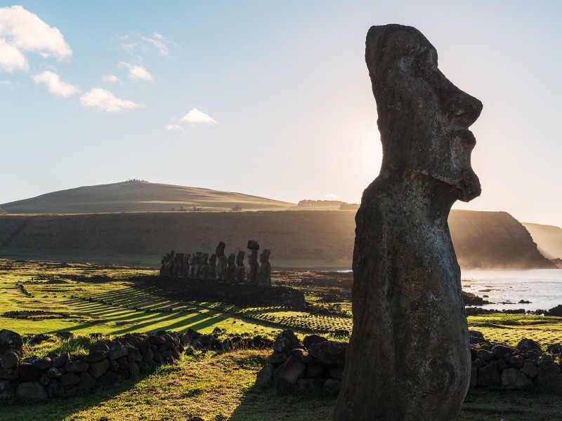 Osterinsel - Moai Ruinen