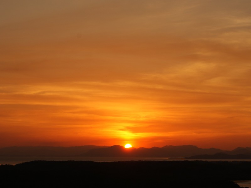 La Ensenada Lodge - Sonnenuntergang
