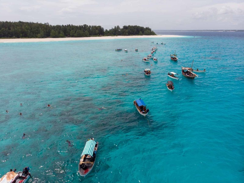 Snorkelling in Zanzibar