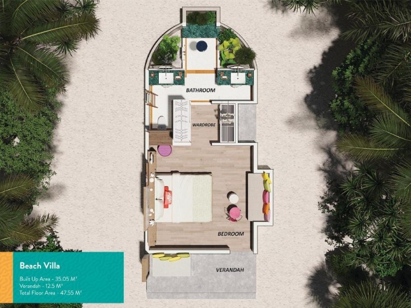 Beach Villa Floor Plan 