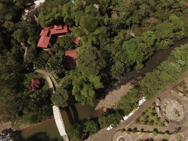 Aereal view of the Hotel