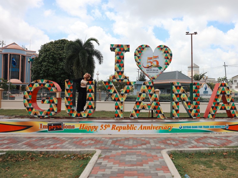 I love Guyana sign 