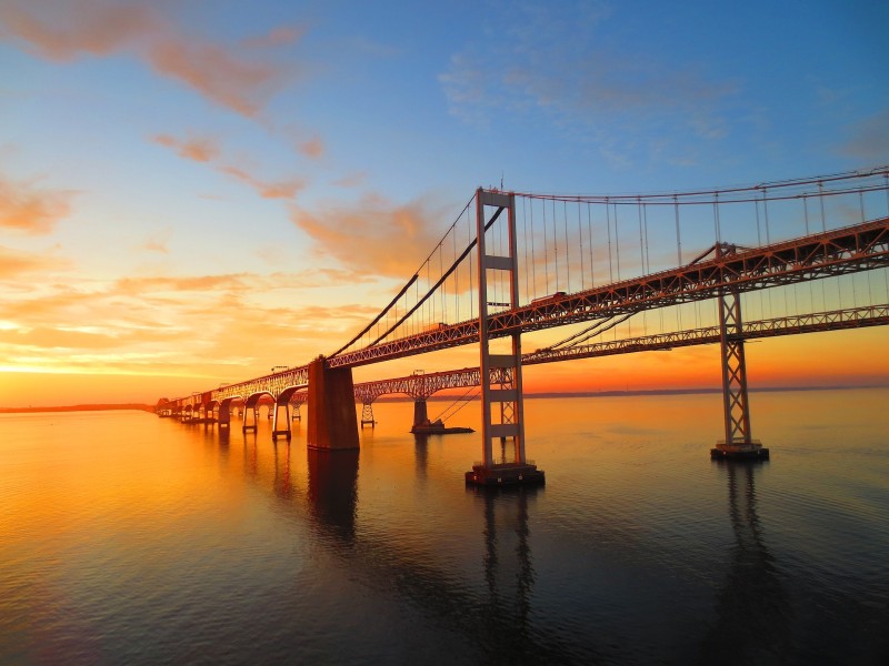 Bridge in Ocean city, Maryland